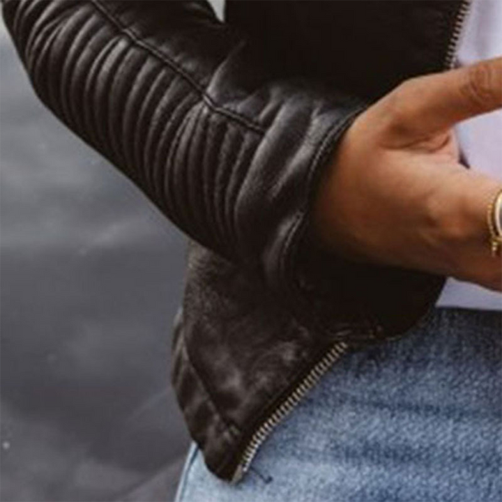 Janet | Authentic Leather Motorcycle Jacket