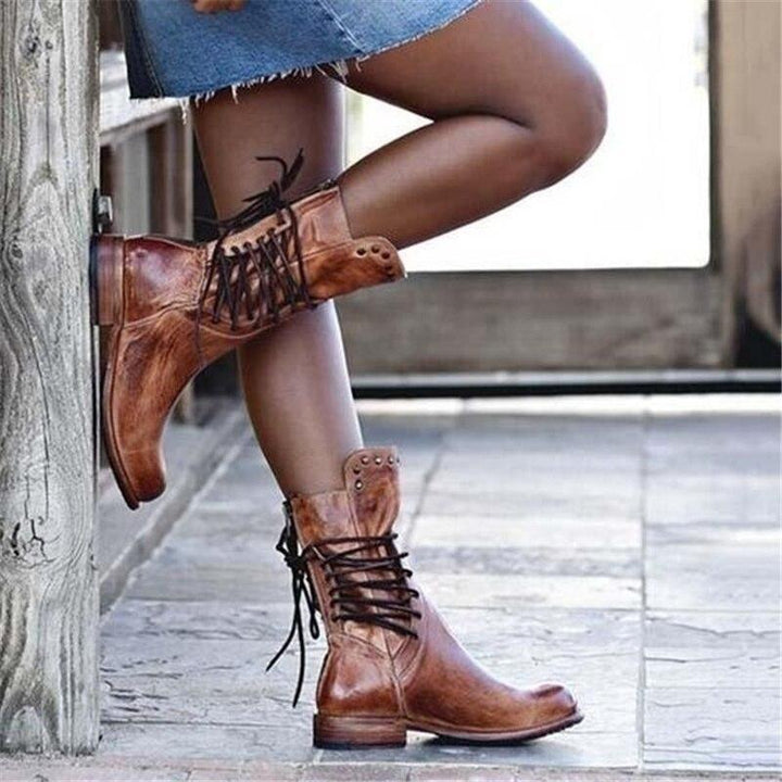 Ella | Orthopedic Lace-Up Boots