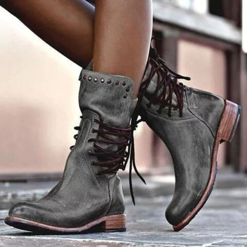 Ella | Orthopedic Lace-Up Boots