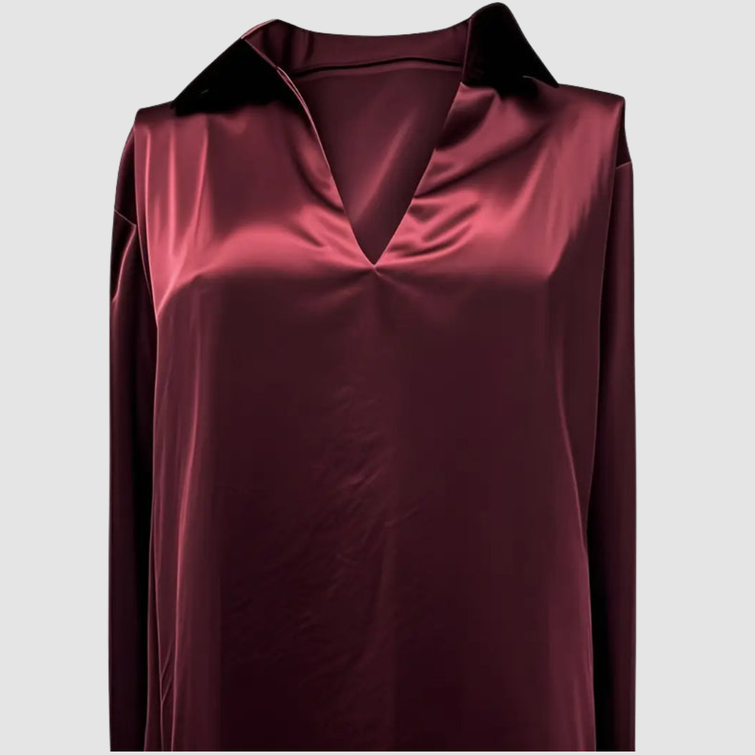 Astrid | Elegant Satin Blouse