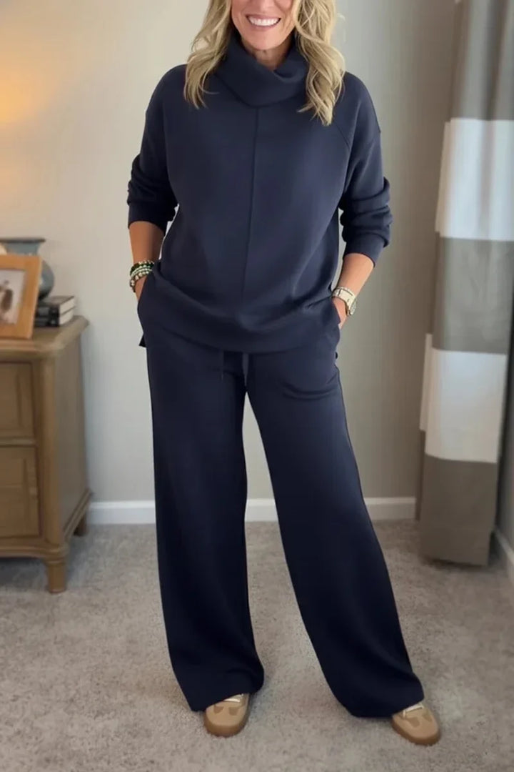 Amelia | Sophisticated Turtleneck Tailored Travel Set