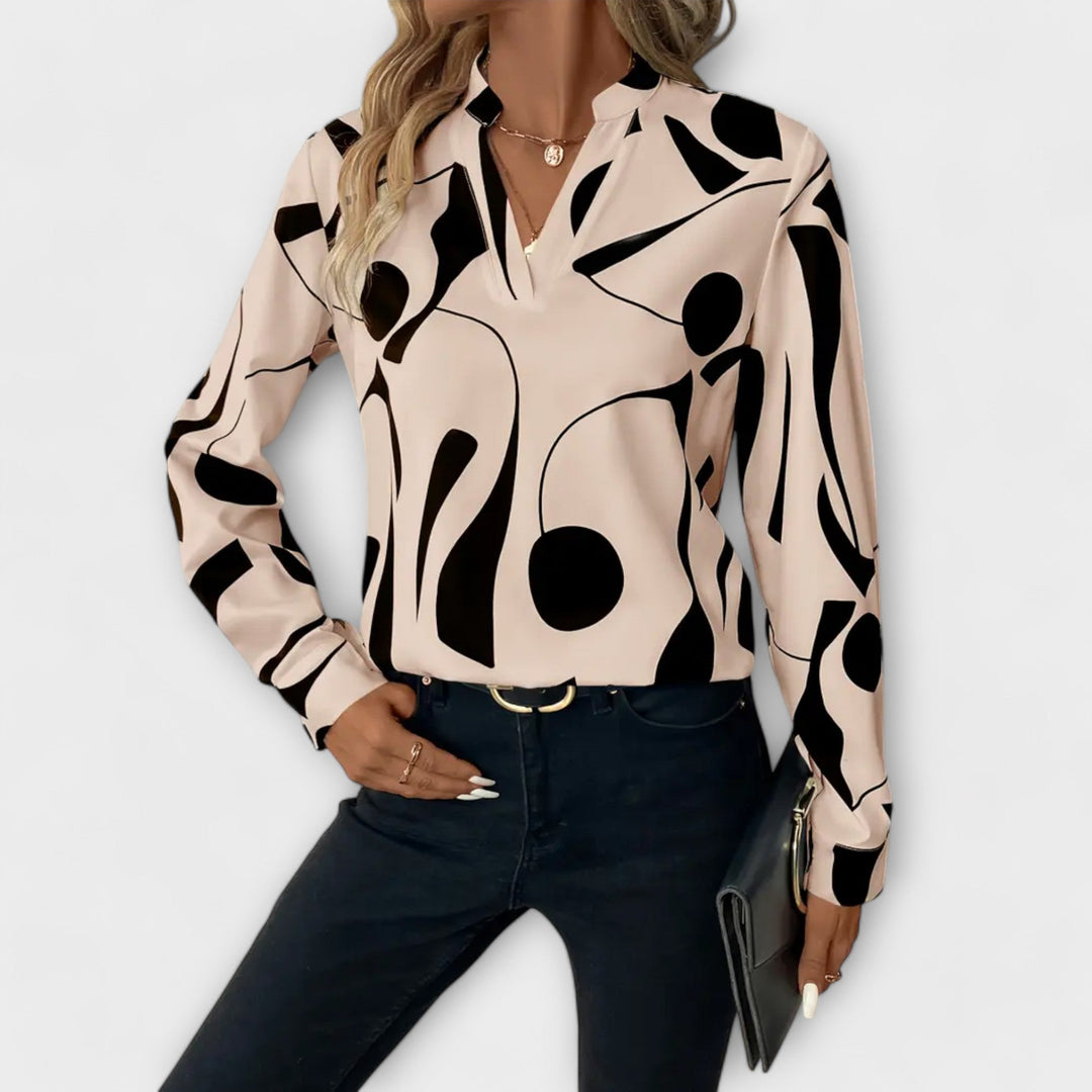 Lara Elegant Blouse With Design