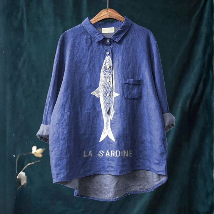 Lily | Sardine Graphic Shirt
