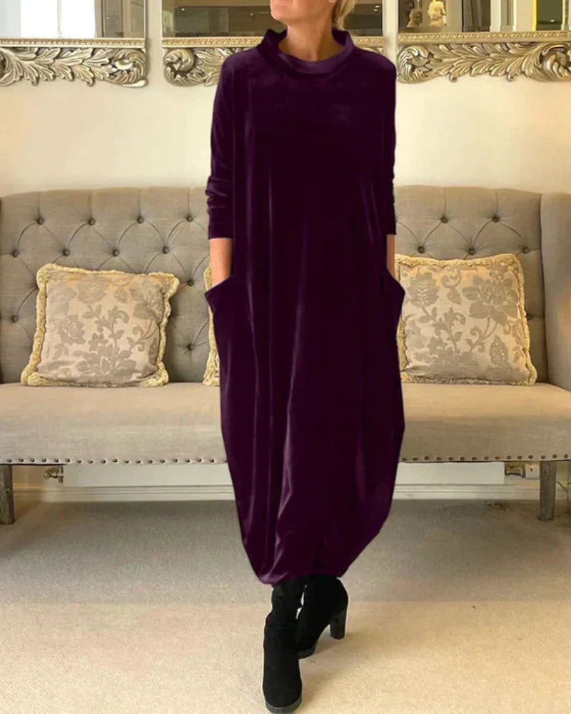 Anika | Stylish Suede Dress