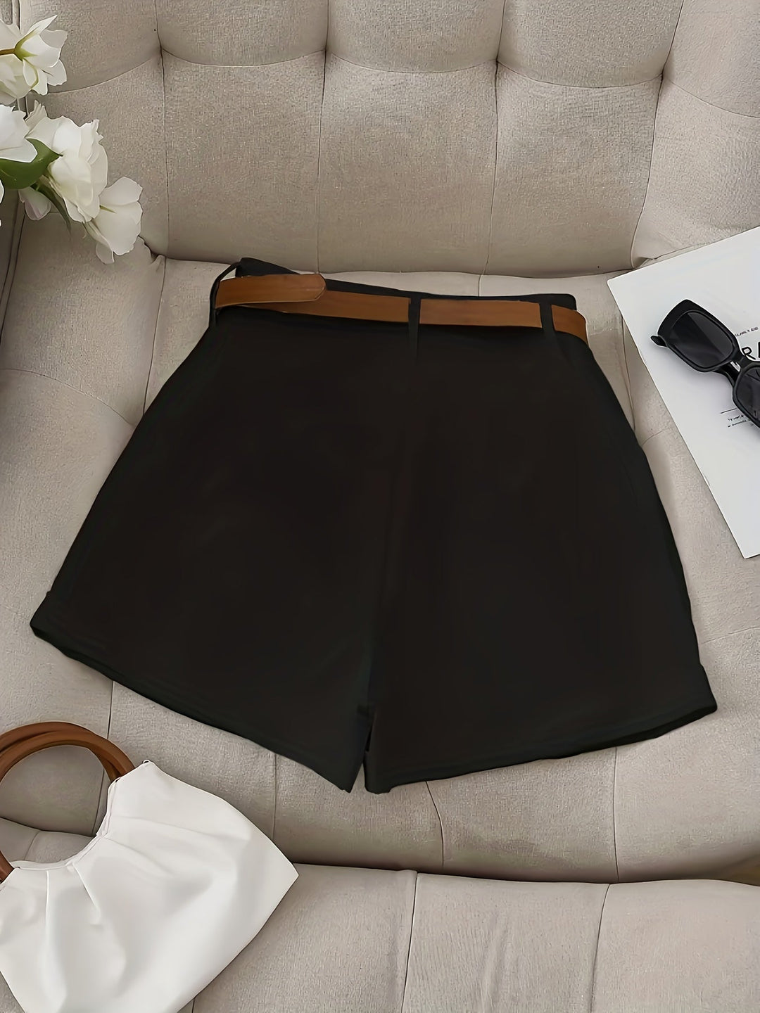 Amelia | Tailored High-Waist Shorts