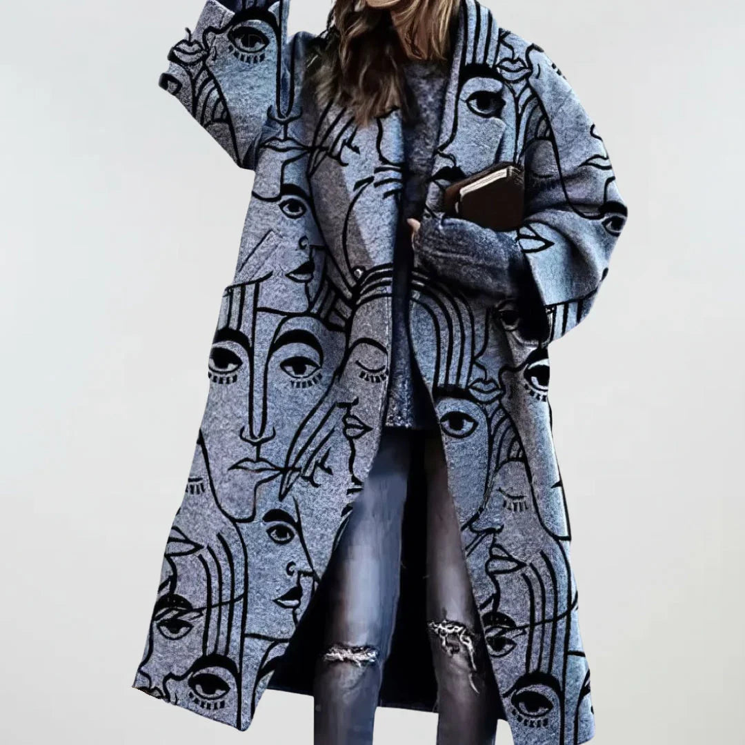 Amelia | Oversized Check Coat