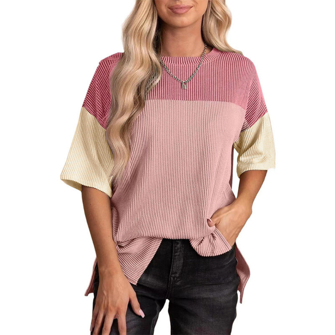 Monica | Casual Loose Fit Striped Summer Top