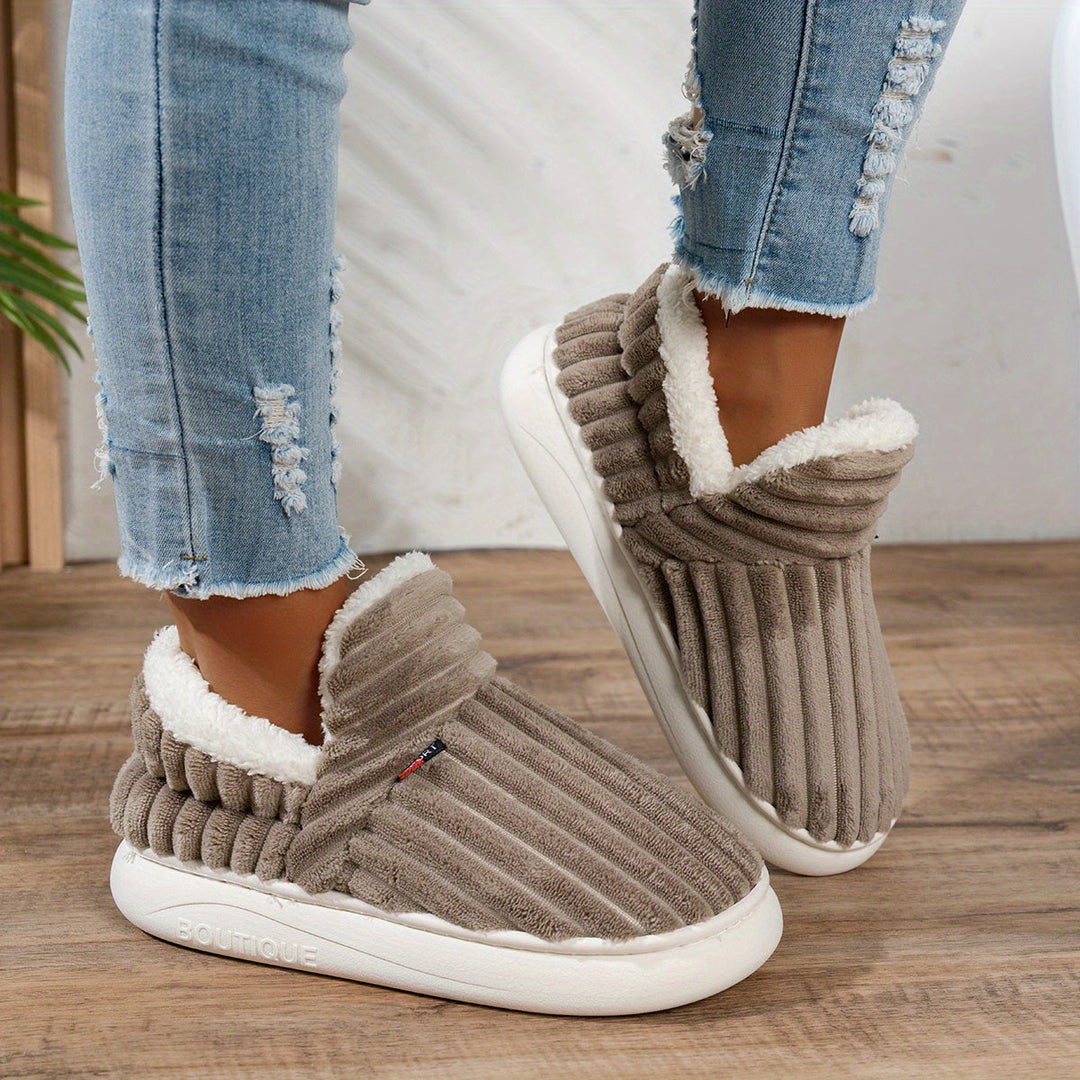 Avery | Soft Plush Indoor Slippers