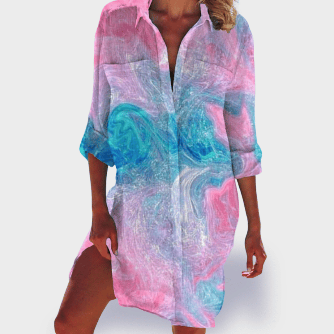 BRIGITTE | COLOURFUL AND LIGHTWEIGHT SUMMER DRESS