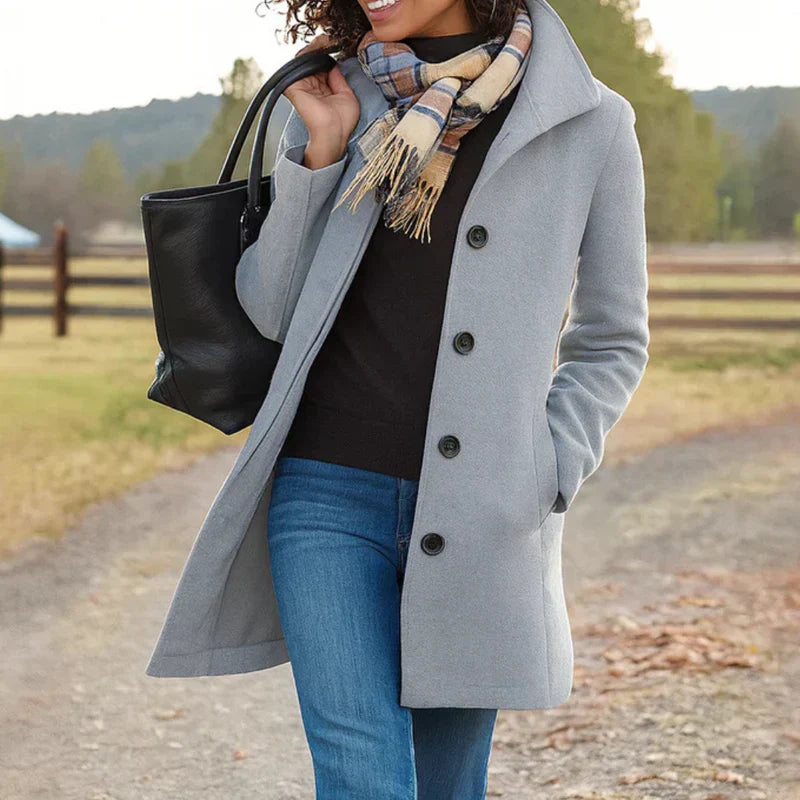 Aurora | Classic Single-Breasted Coat