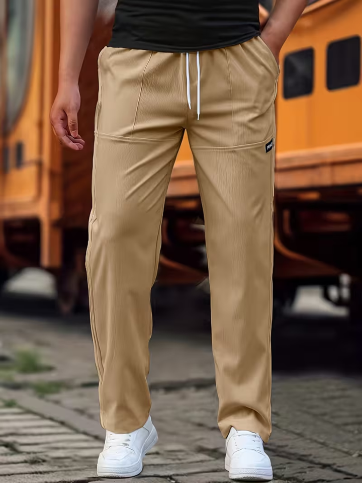 Calder | Casual Lightweight Straight-Leg Pants
