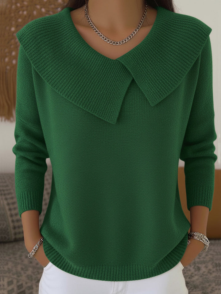Lucia | Warm Sweater with Soft Collar