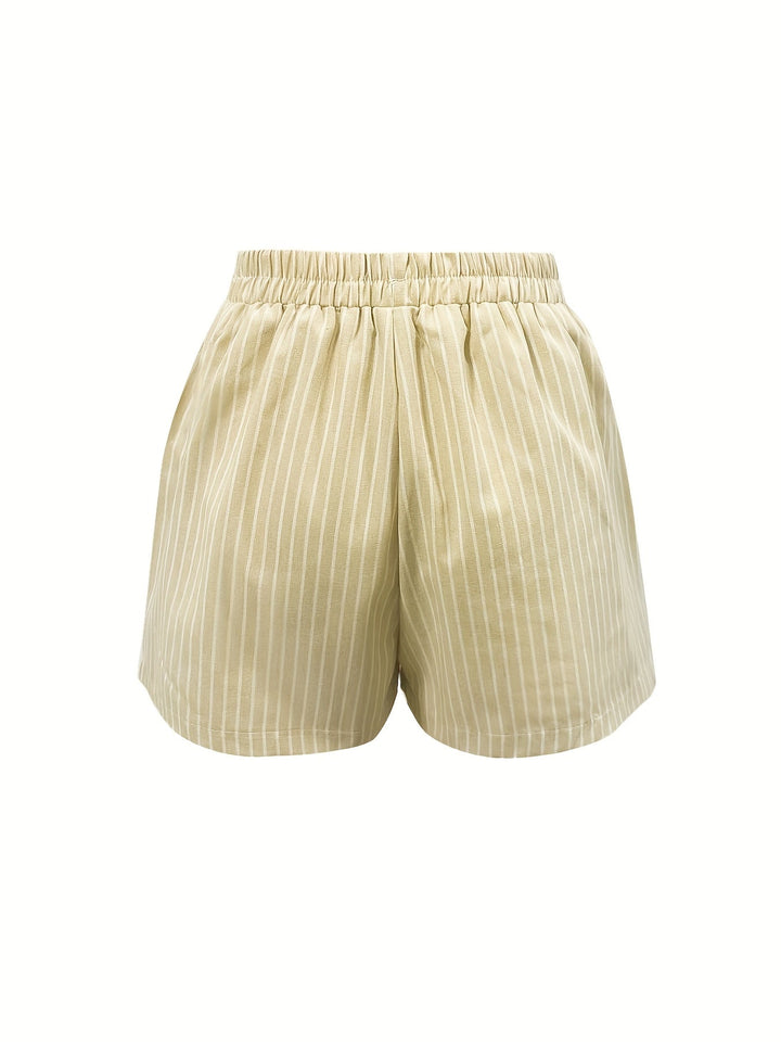 Clara | Relaxed Striped Summer Shorts
