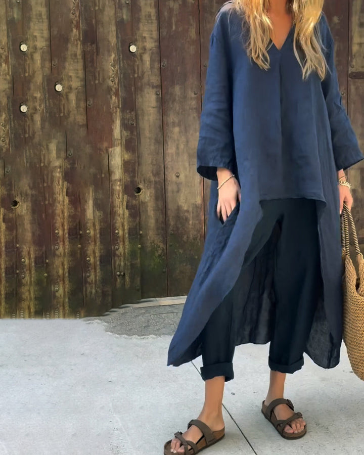 Carolyn Chic and Comfortable Set | Coordinated Top and Relaxed-Fit Bottoms