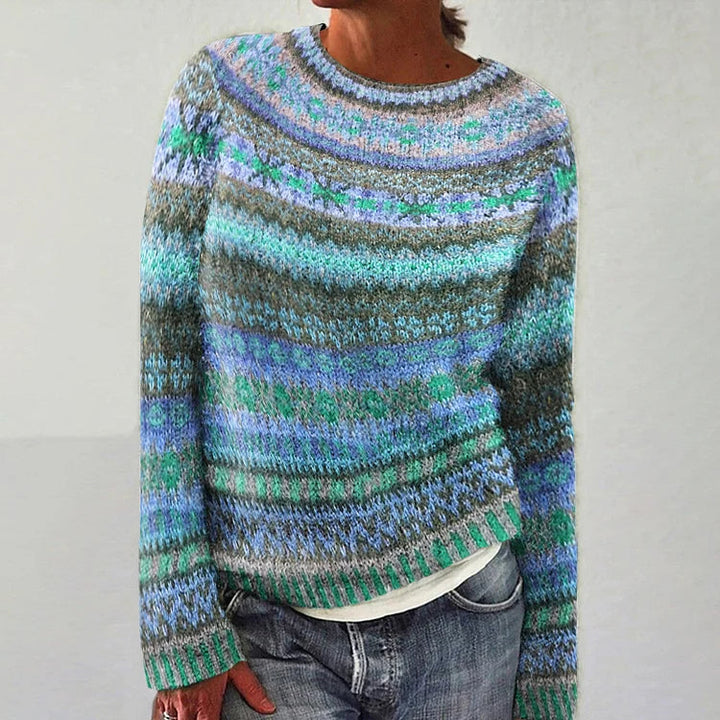 Harper | Vibrant Fair isle Sweater