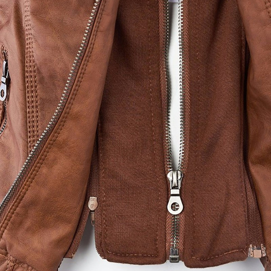 Karen™ | Robust and Elegant Leather Jacket