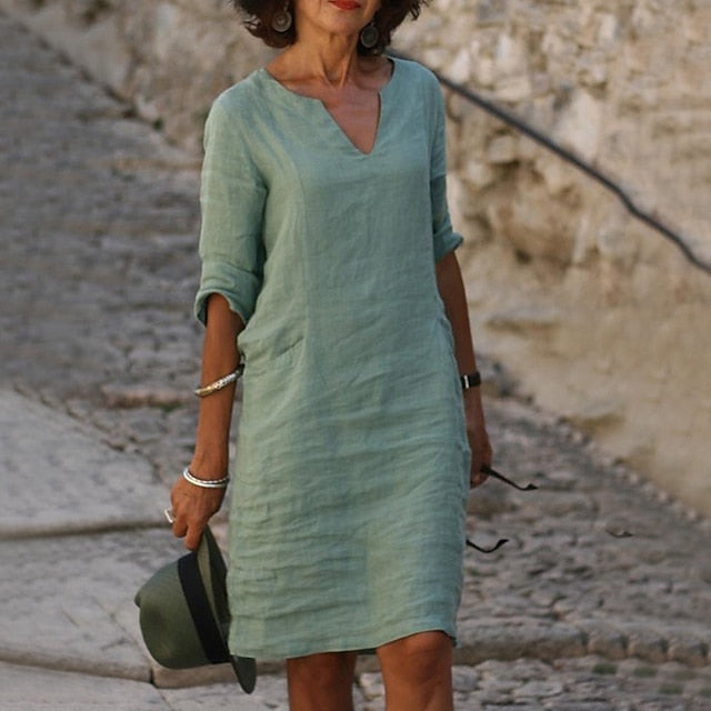 Evelien | Relaxed Midi Dress
