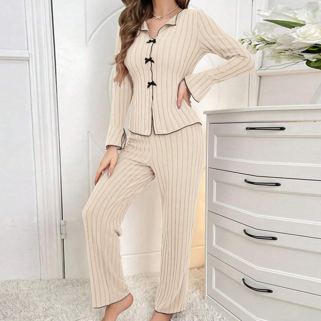 Kenzie | Chic V-Neck Top & Pants Loungewear Set