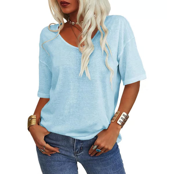 Krisanta | Loose Lightweight Minimalist T-Shirt