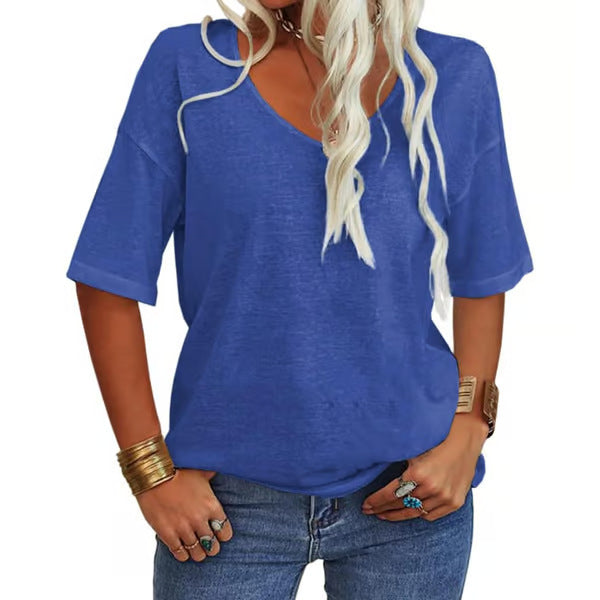 Krisanta | Loose Lightweight Minimalist T-Shirt