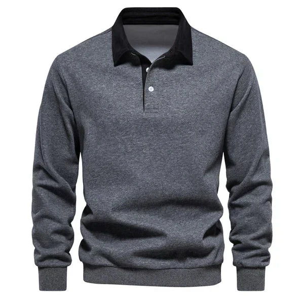 Sem | Long-Sleeve Polo Sweater