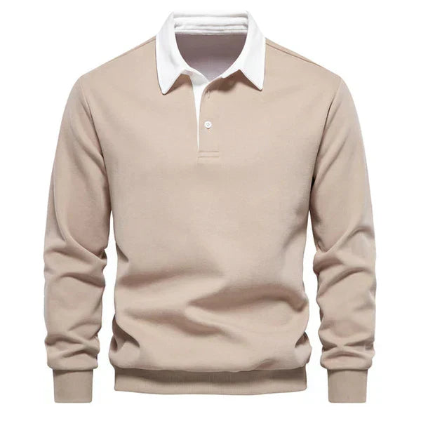 Sem | Long-Sleeve Polo Sweater