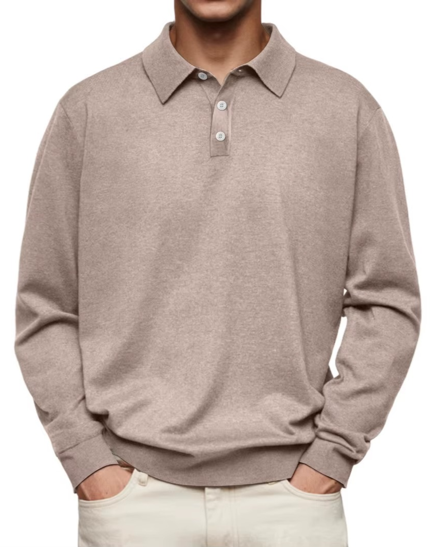 Ethan | Long Sleeve Polo