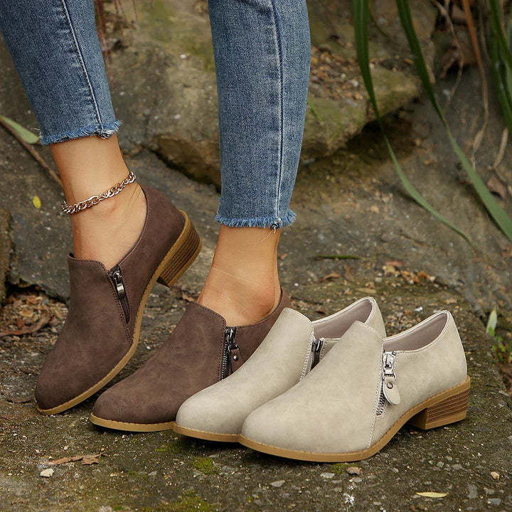 Emma | Stylish Zip-Up Boots
