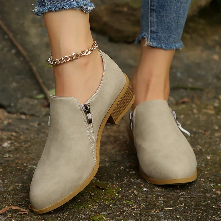 Emma | Stylish Zip-Up Boots