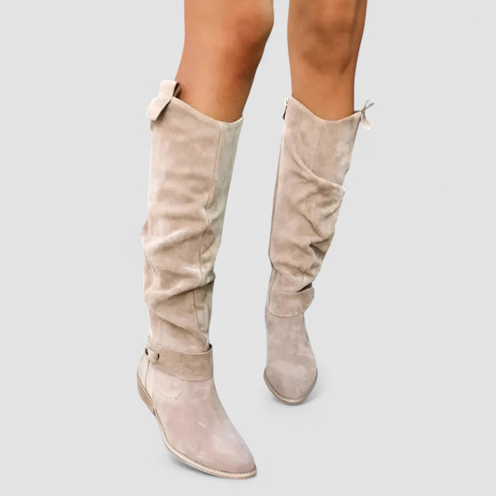 Stella | Women’s Suede Knee-High Boots