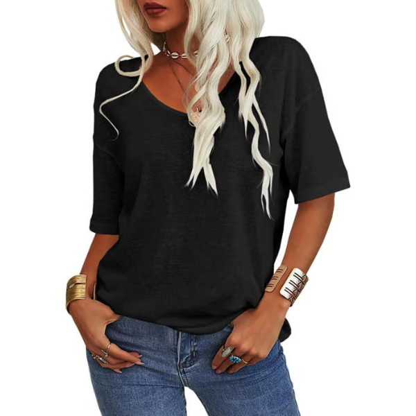 Krisanta | Loose Lightweight Minimalist T-Shirt