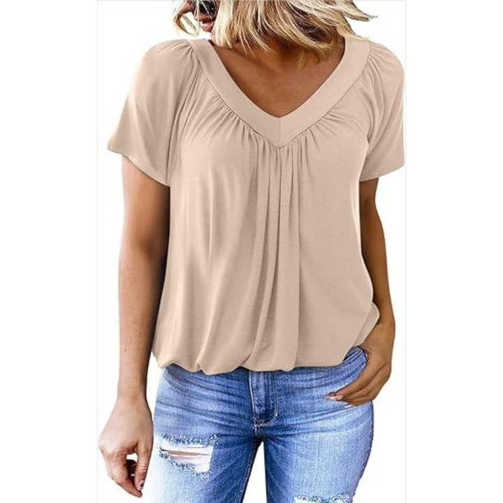 Kathleen | Casual V-Neck Top