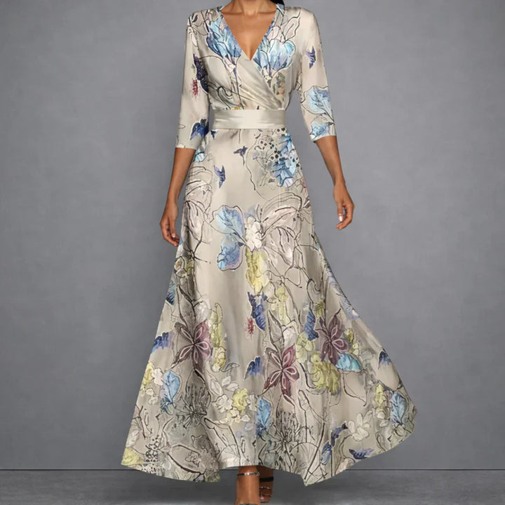 Savannah | Sculpting Floral Maxi Dress