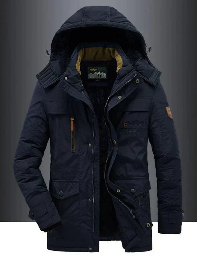 Aaron | Warm Structured Hooded Coat