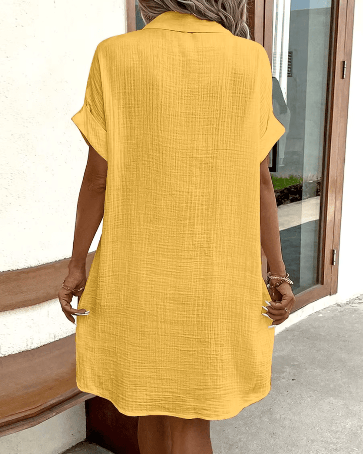 Lucette | Button Shirt Midi Dress