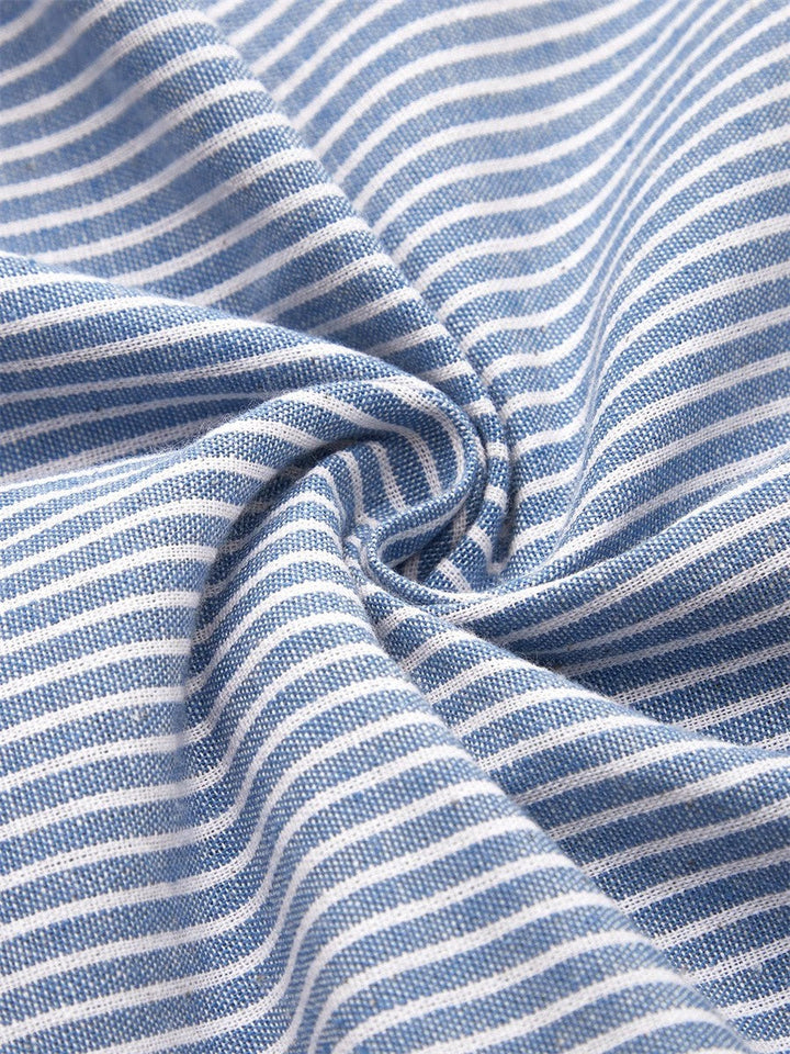 Sofia | Striped Midi Dress – Effortless Comfort, Everyday Confidence