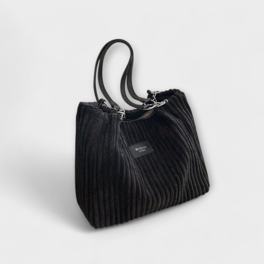 Olivia - Soft Cord Shoulder Bag